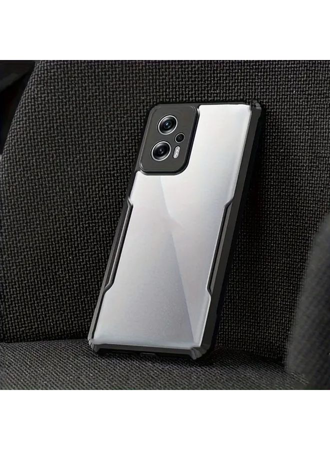 Shockproof Black Phone Case for Motorola Moto G85 5G Transparent Cover - Image 4
